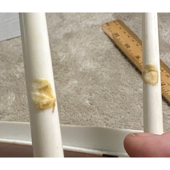 Vintage Marx Little Hostess Dollhouse Wooden Look Plastic Dining Room Table - Picture 7 of 13